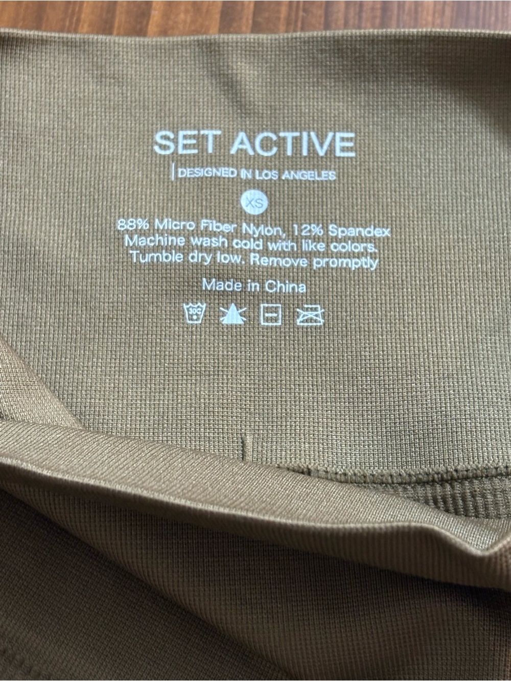 SET Active Ribbed Leggings - Picture 6 of 6